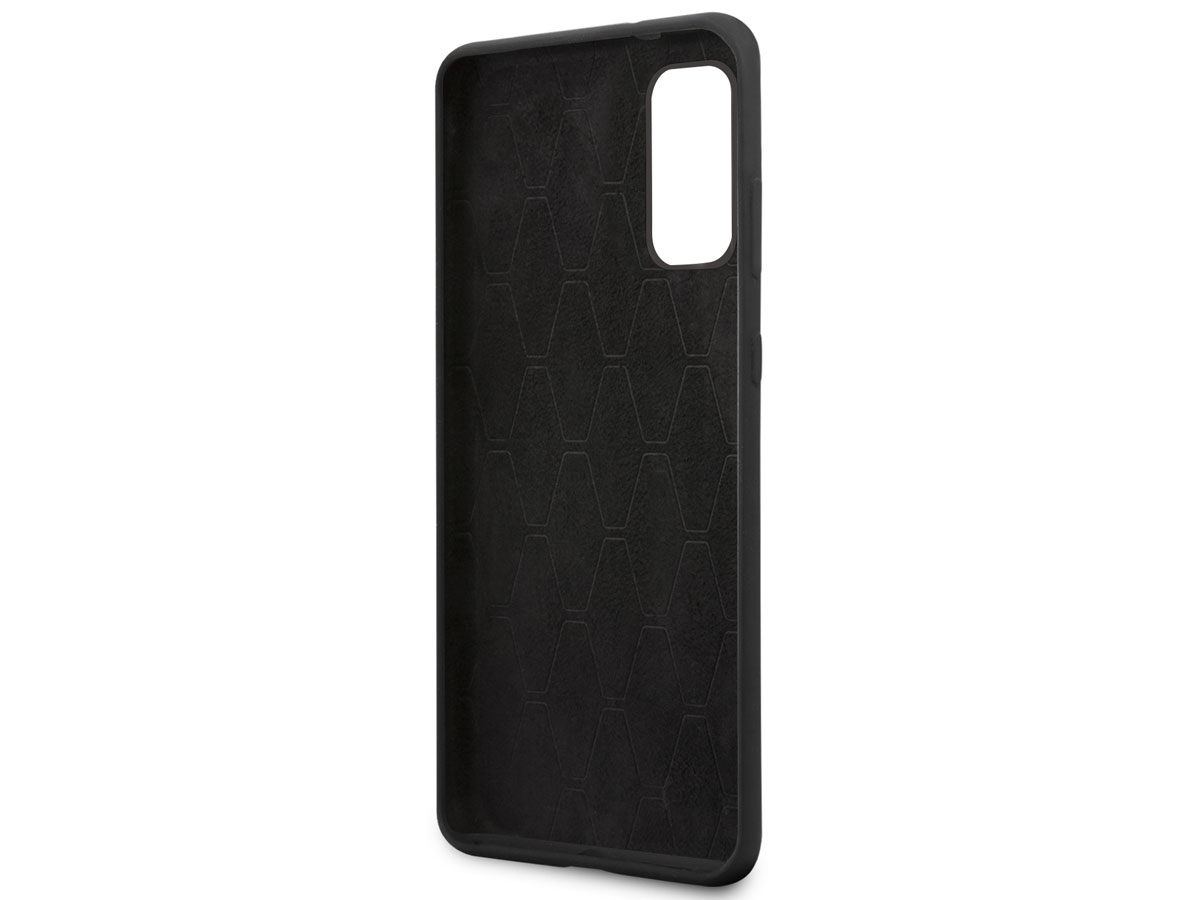 BMW M Lines Silicon Case Zwart - Samsung Galaxy S20 hoesje