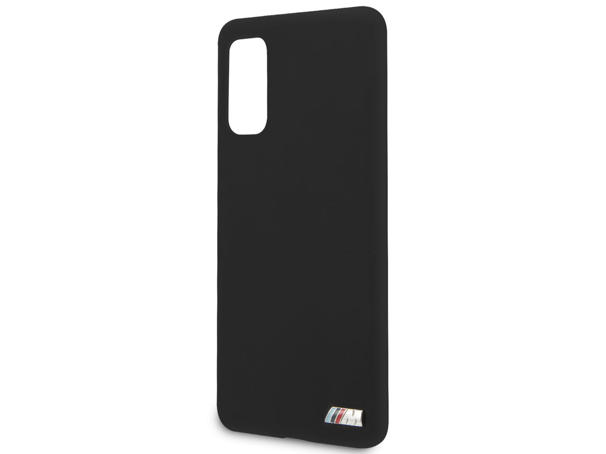 BMW M Sport Silicon Case Zwart - Samsung Galaxy S20 hoesje