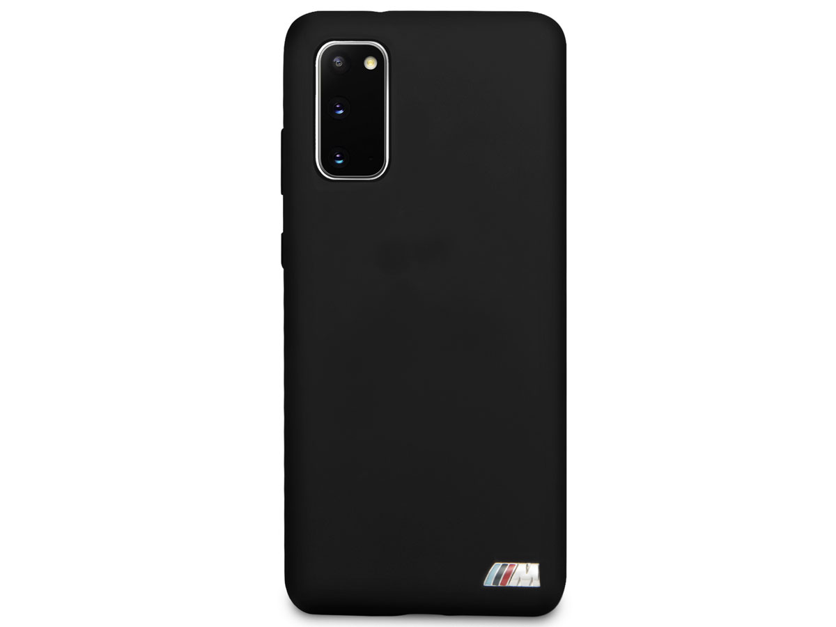 BMW M Sport Silicon Case Zwart - Samsung Galaxy S20 hoesje