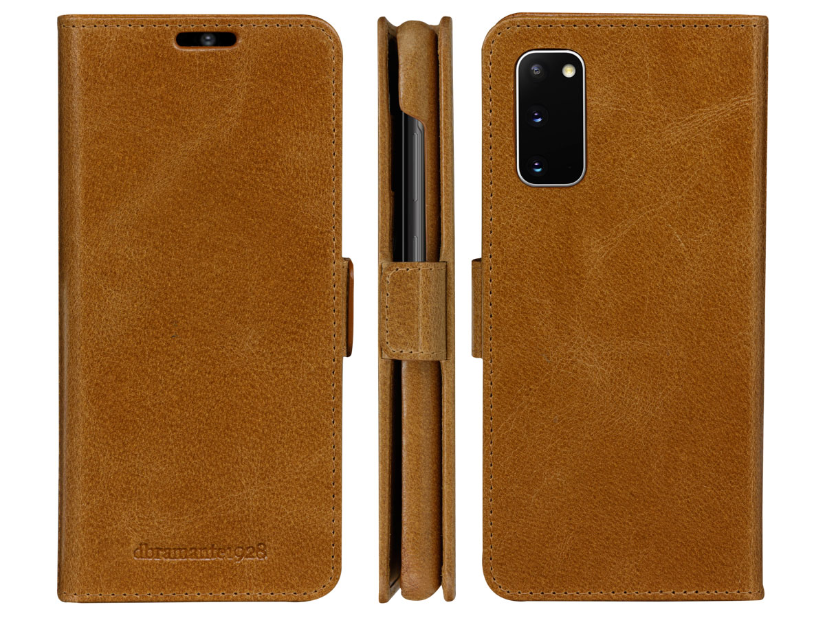 dbramante1928 Lynge 2in1 Case Tan - Samsung Galaxy S20 hoesje