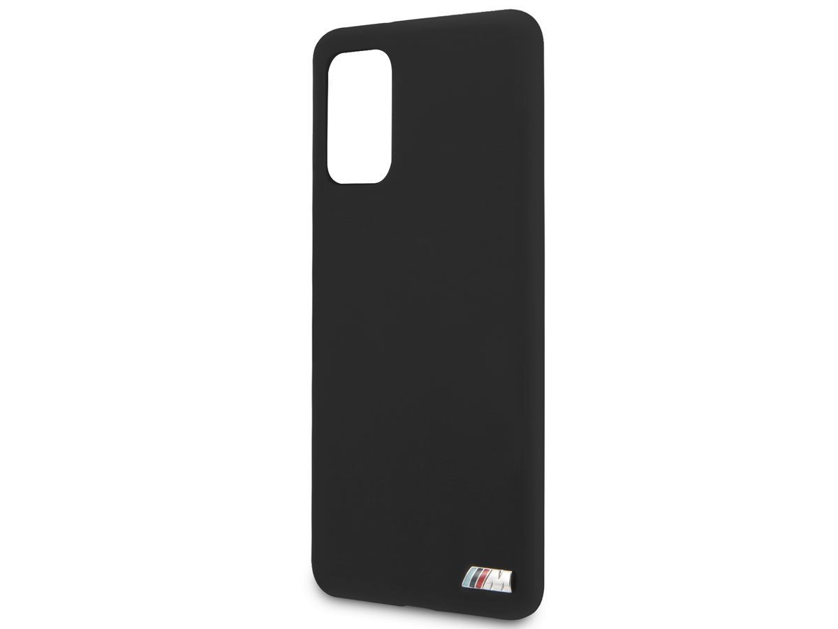 BMW M Sport Silicon Case Zwart - Samsung Galaxy S20+ hoesje