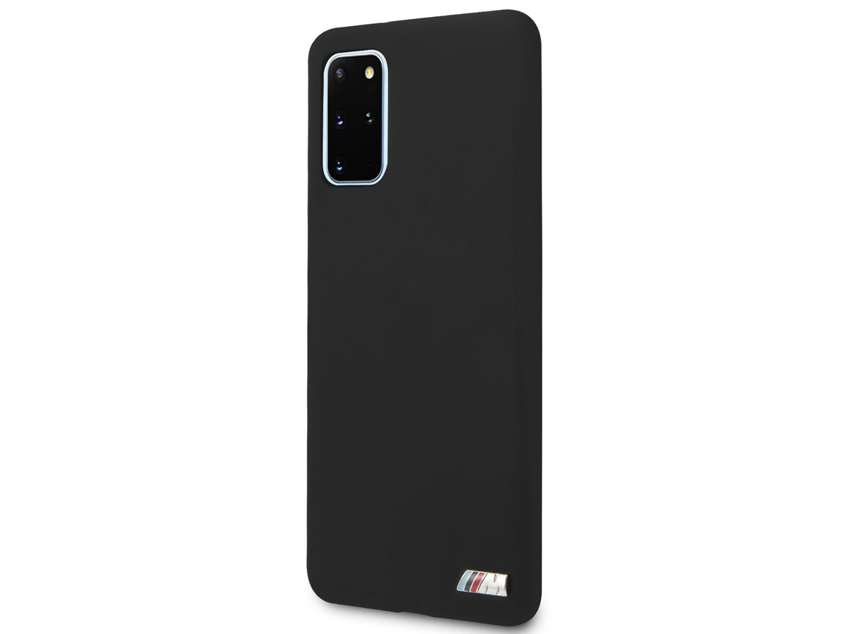 BMW M Sport Silicon Case Zwart - Samsung Galaxy S20+ hoesje