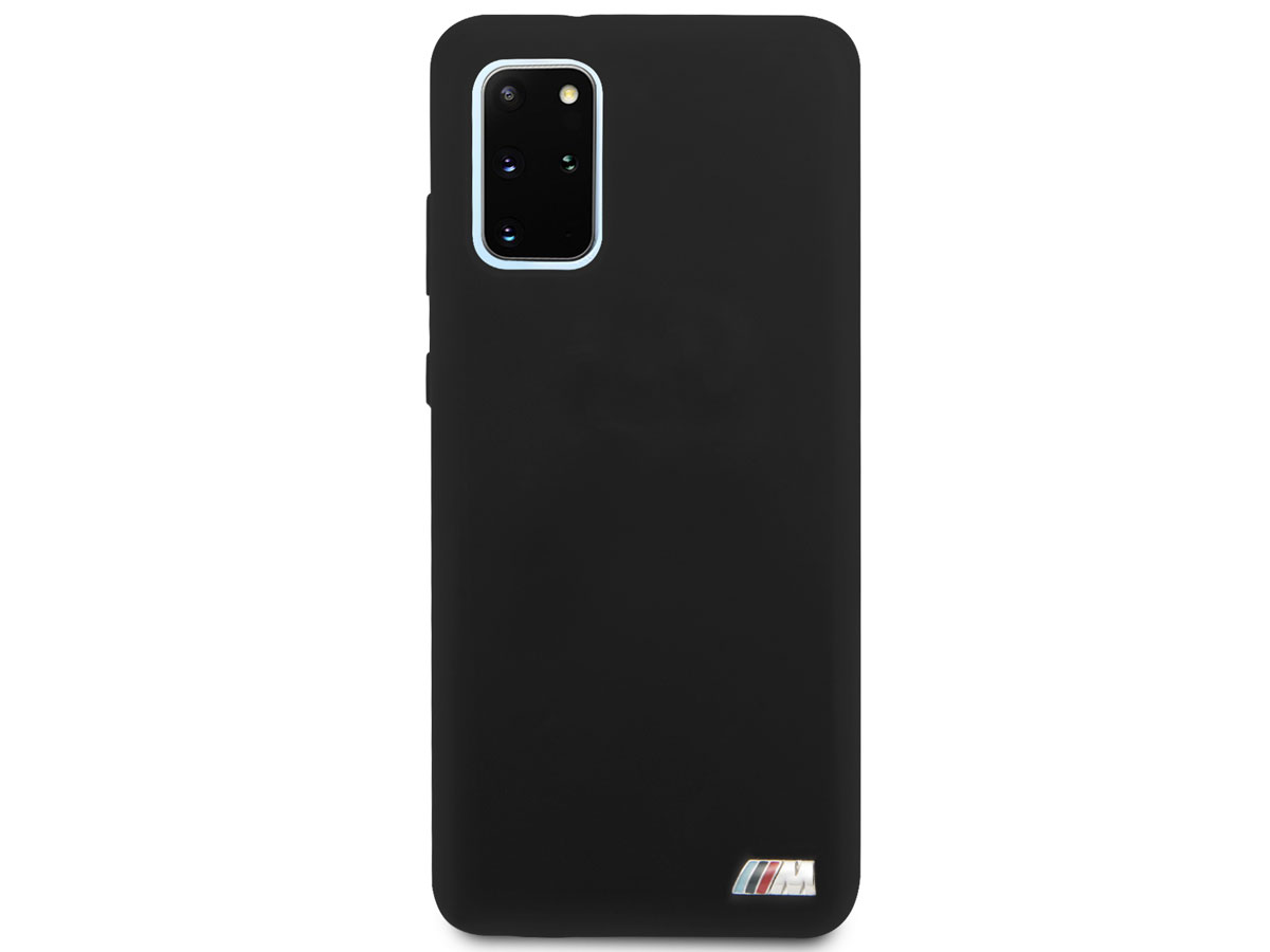 BMW M Sport Silicon Case Zwart - Samsung Galaxy S20+ hoesje