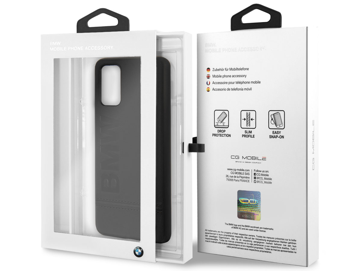 BMW Signature Leather Case - Samsung Galaxy S20+ hoesje