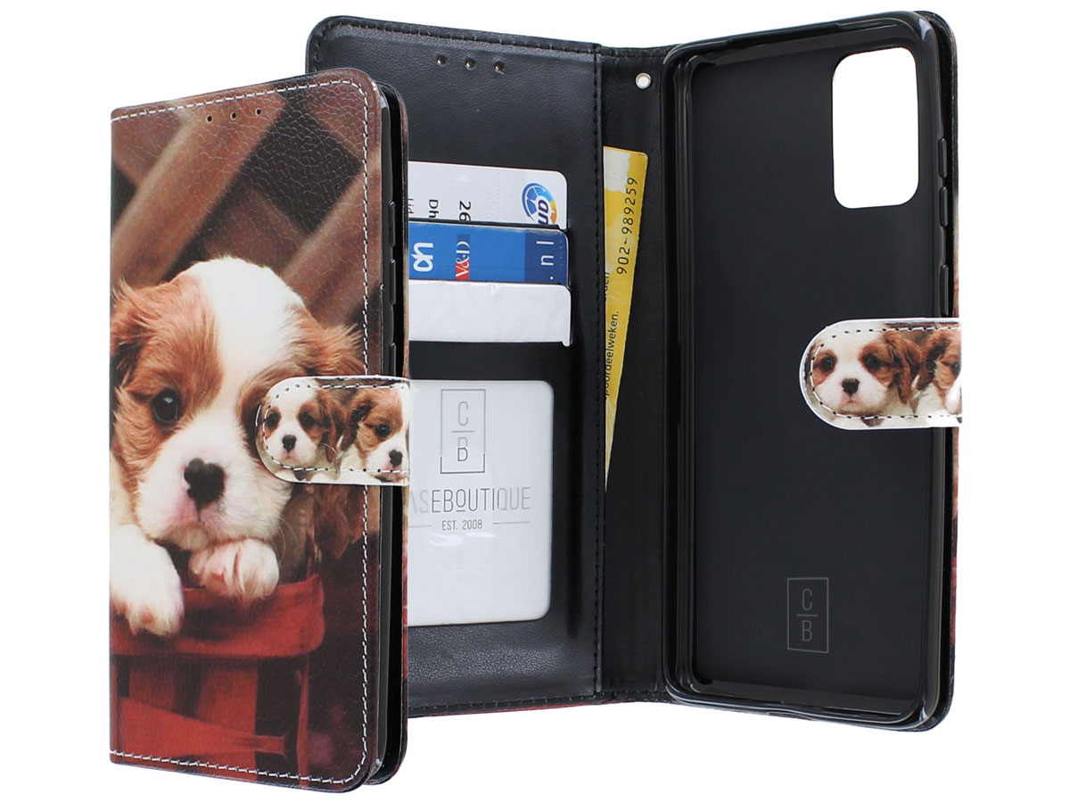 Samsung Galaxy S20+ Honden Hoesje Case Mapje