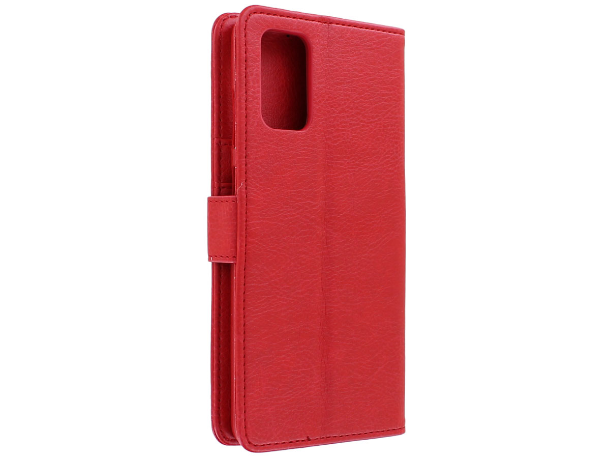 Book Case Deluxe Rood - Samsung Galaxy S20+ hoesje