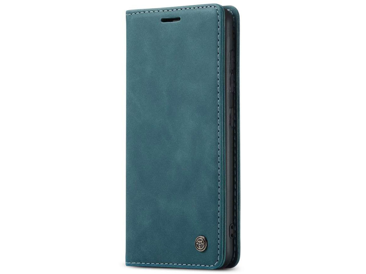 CaseMe Vintage BookCase Blauw - Samsung Galaxy S20+ hoesje