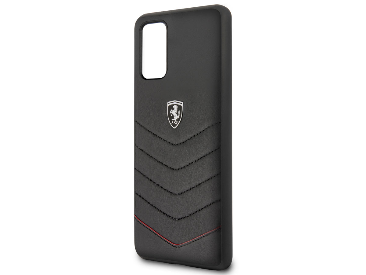 Ferrari Quilted Leather Case - Samsung Galaxy S20+ hoesje