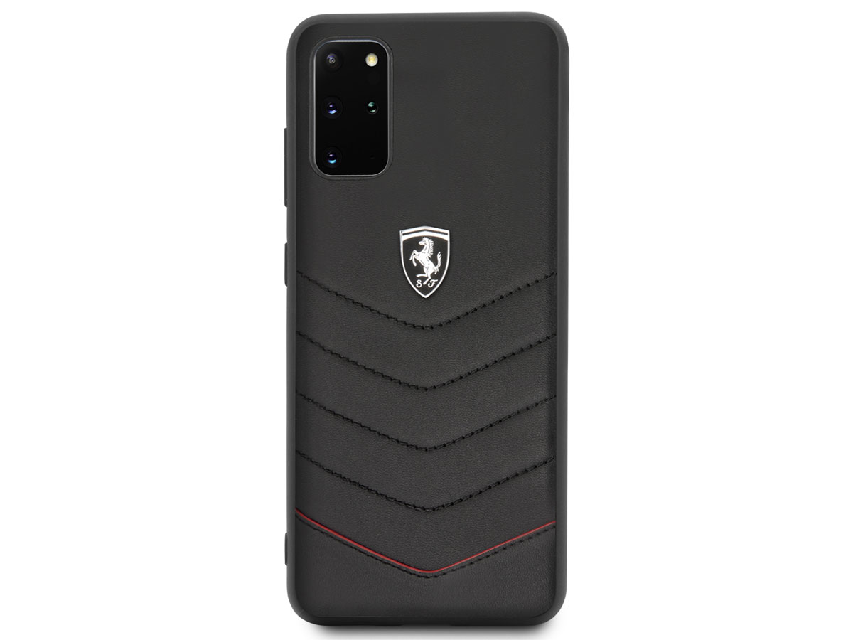 Ferrari Quilted Leather Case - Samsung Galaxy S20+ hoesje