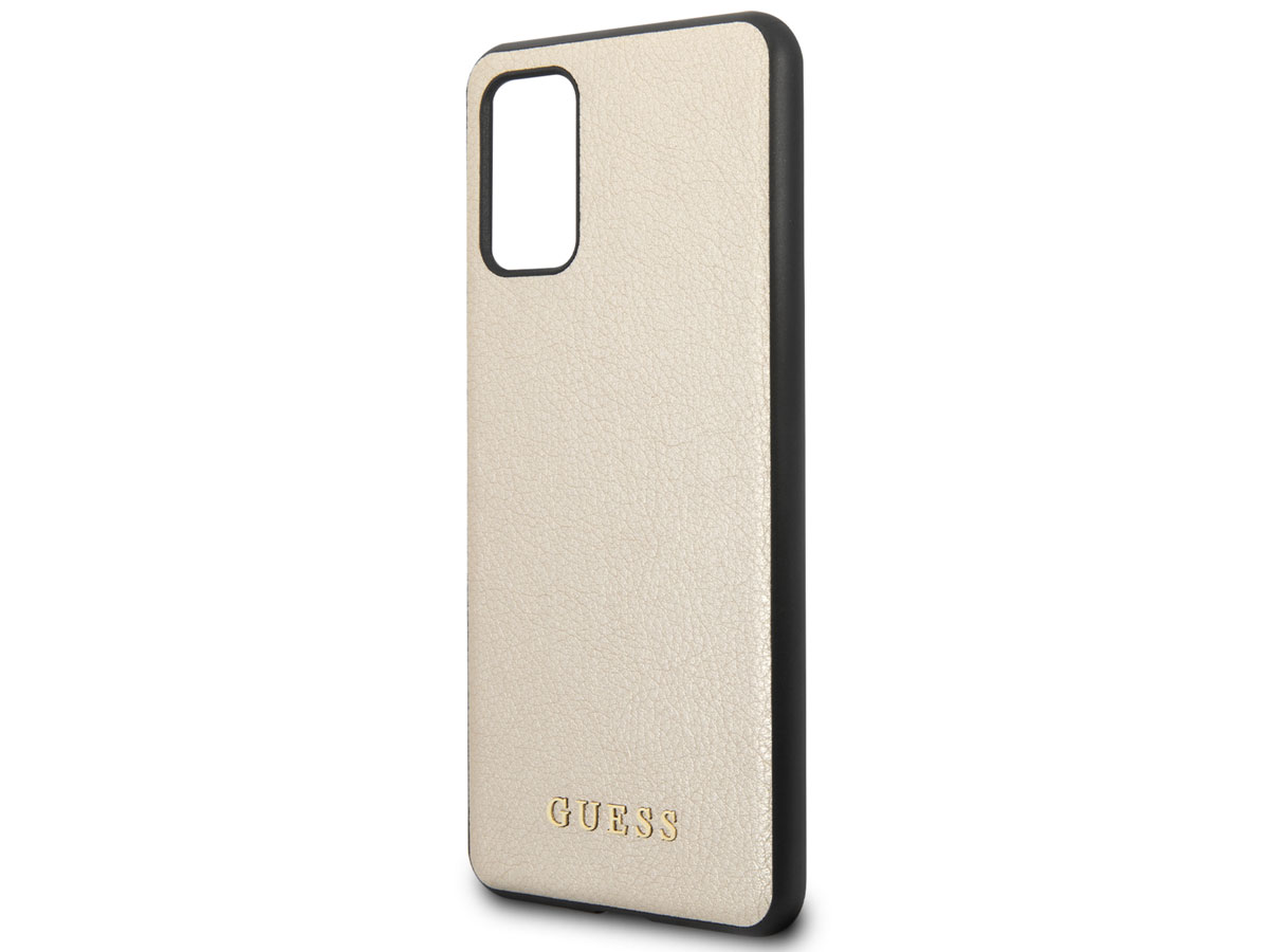 Guess Iridescent Case Goud - Samsung Galaxy S20+ hoesje