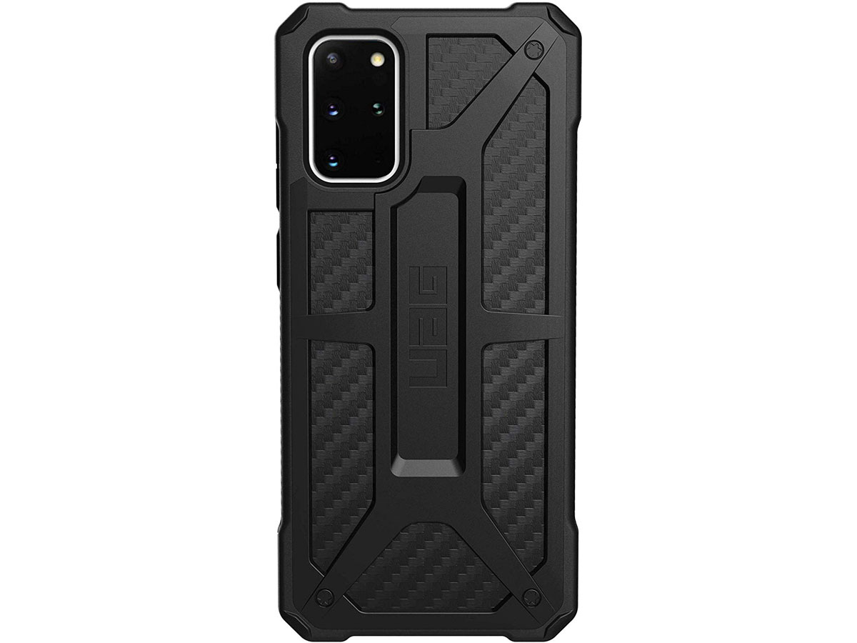 Urban Armor Gear Monarch Carbon - Samsung Galaxy S20+ hoesje