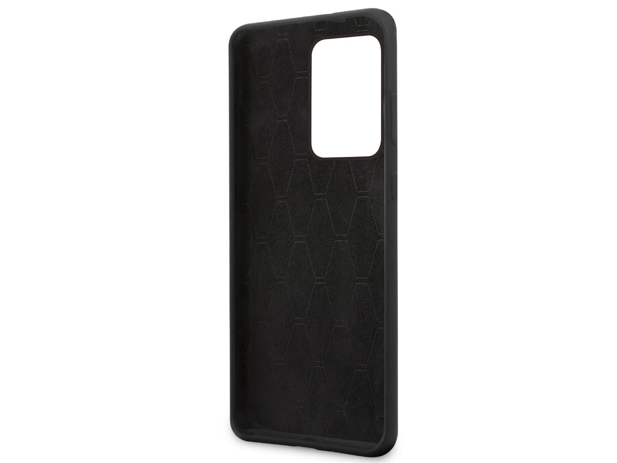 BMW M Lines Silicon Case Zwart - Samsung Galaxy S20 Ultra hoesje