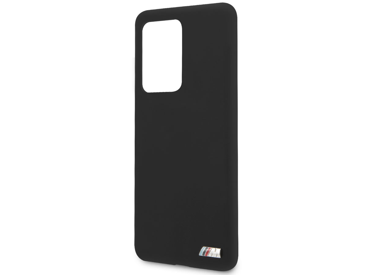 BMW M Sport Silicon Case Zwart - Samsung Galaxy S20 Ultra hoesje