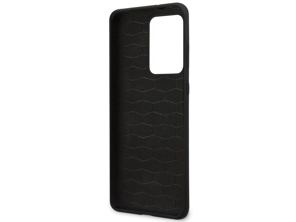 BMW M Sport Silicon Case Zwart - Samsung Galaxy S20 Ultra hoesje