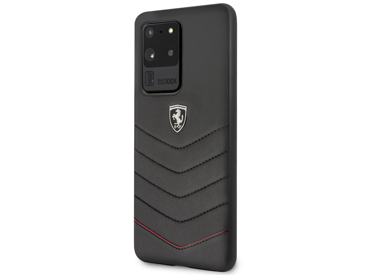 Ferrari Quilted Leather Case - Samsung Galaxy S20 Ultra hoesje