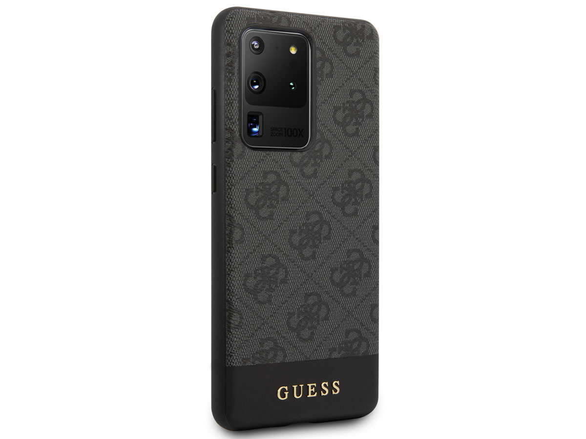 Guess 4G Monogram Case Grijs - Samsung Galaxy S20 Ultra hoesje
