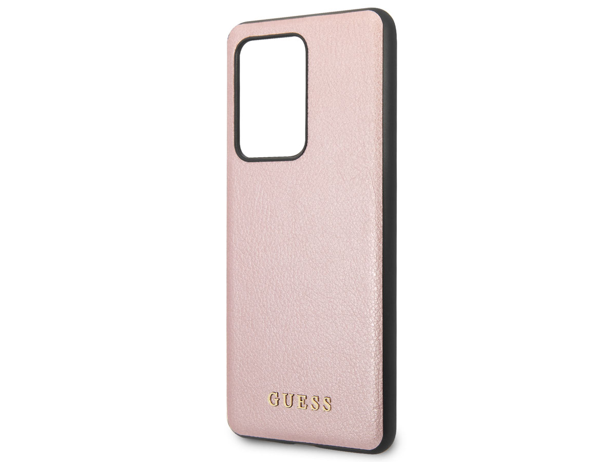 Guess Iridescent Case Rosé - Samsung Galaxy S20 Ultra hoesje