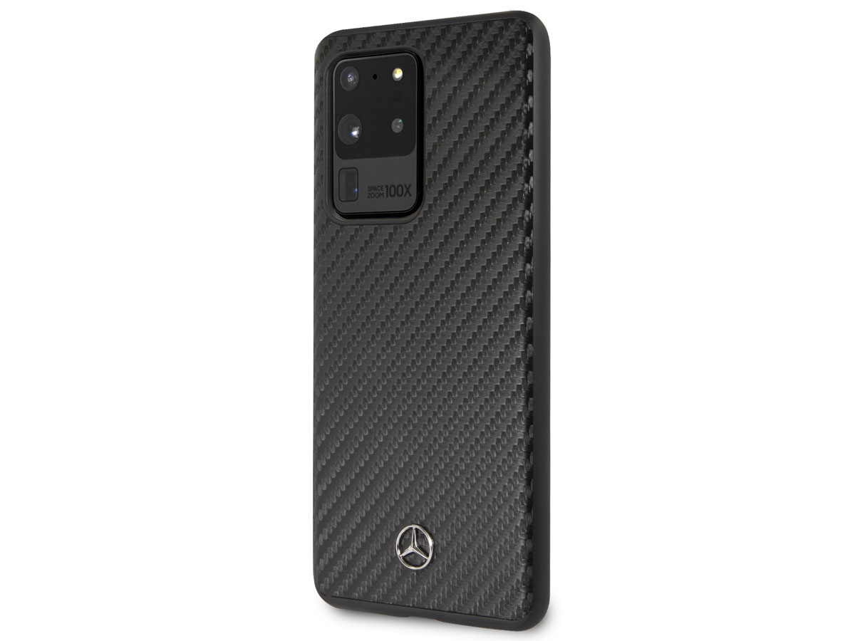 Mercedes Dynamic Carbon Case - Samsung Galaxy S20 Ultra hoesje