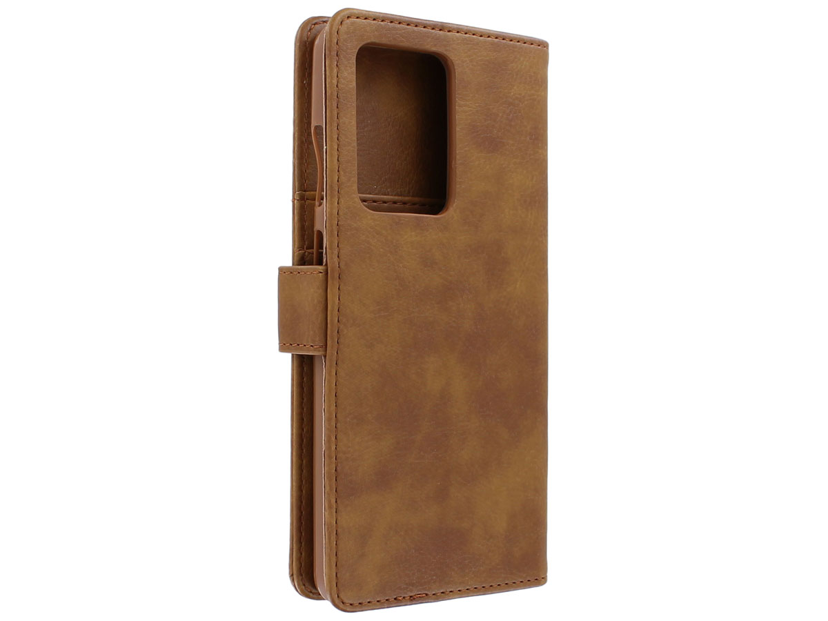 Book Case Deluxe Bruin - Samsung Galaxy S20 Ultra hoesje