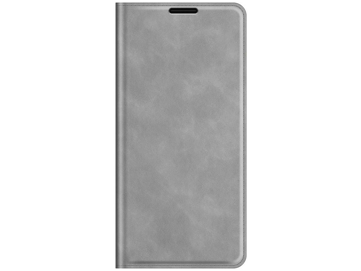 Just in Case Magnetic BookCase Grijs - Samsung Galaxy S21 FE hoesje