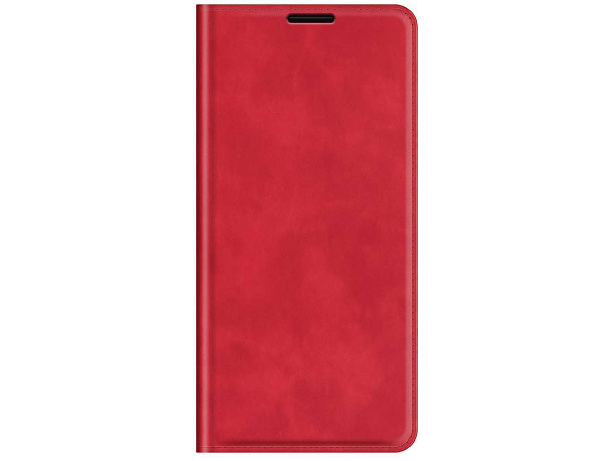 Just in Case Magnetic BookCase Rood - Samsung Galaxy S21 FE hoesje