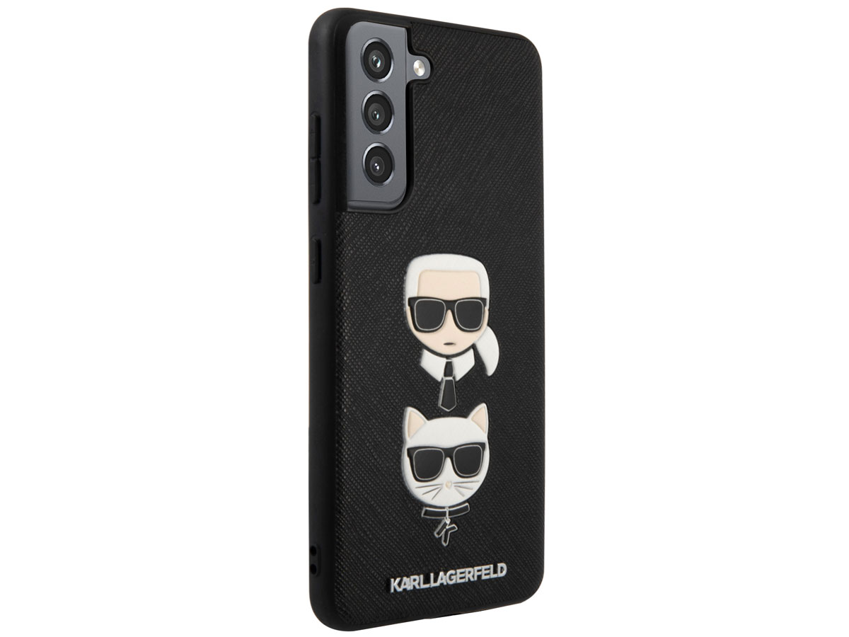 Karl Lagerfeld & Choupette Case - Samsung Galaxy S21 FE hoesje