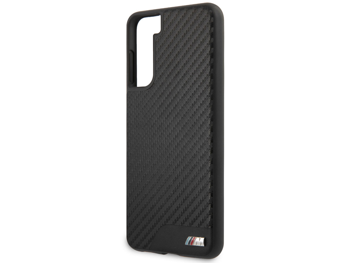 BMW M Sport PU Carbon Case - Samsung Galaxy S21 hoesje