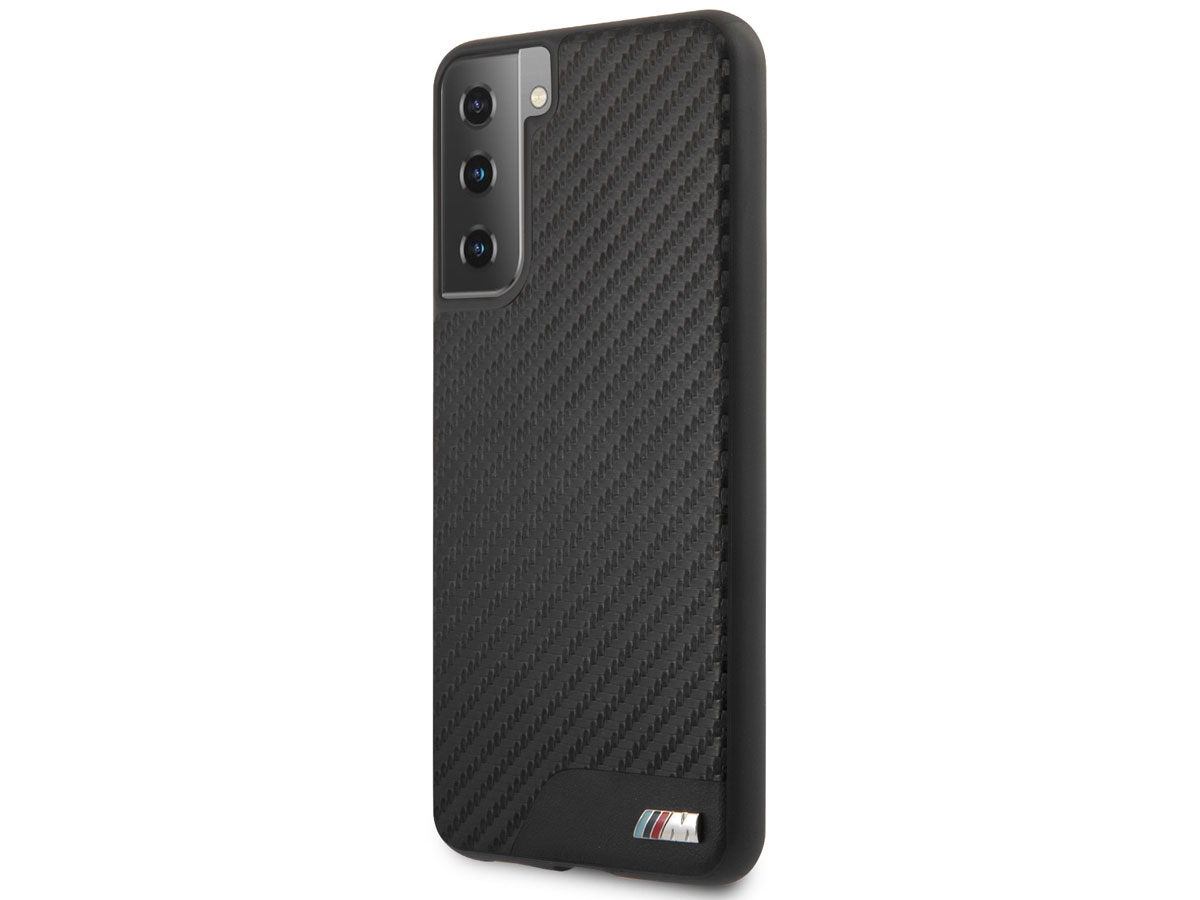 BMW M Sport PU Carbon Case - Samsung Galaxy S21 hoesje