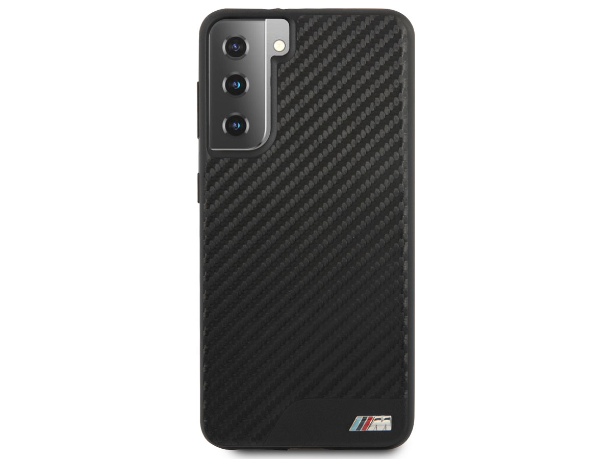 BMW M Sport PU Carbon Case - Samsung Galaxy S21 hoesje