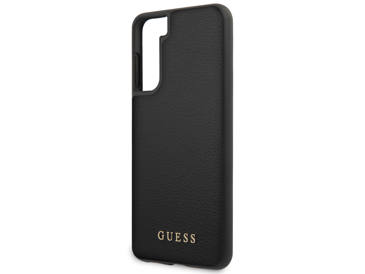 Guess Iridescent Case Zwart - Samsung Galaxy S21 hoesje