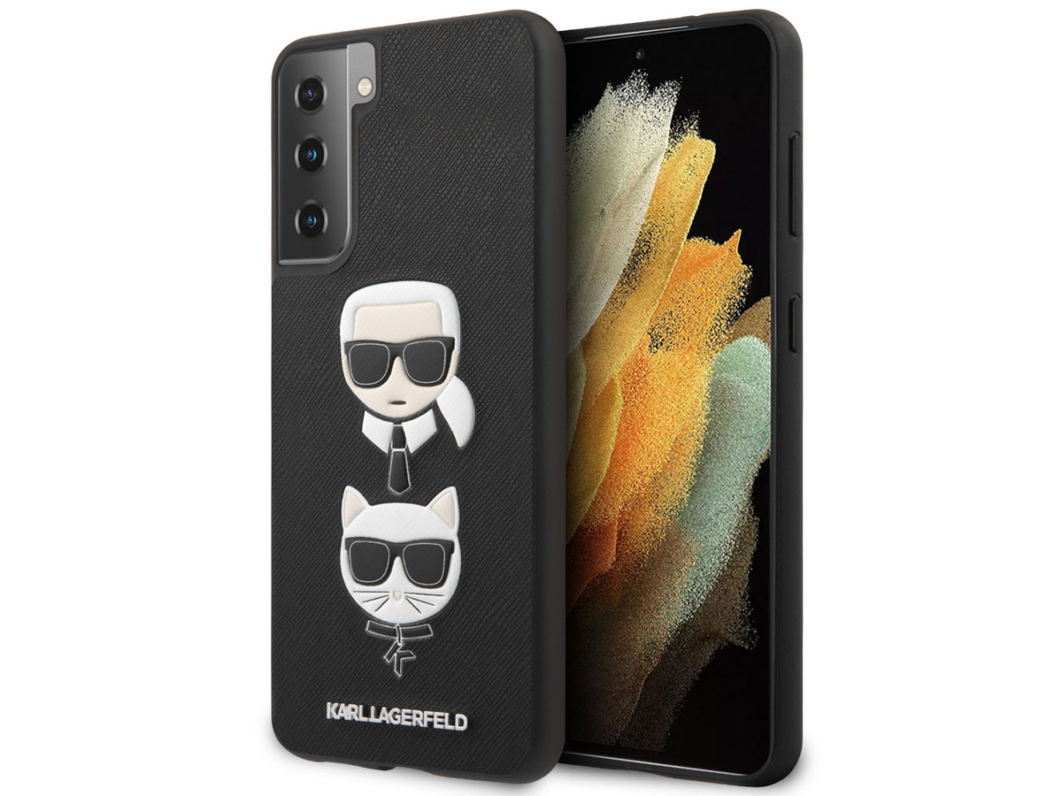 Karl Lagerfeld & Choupette Case - Samsung Galaxy S21 hoesje