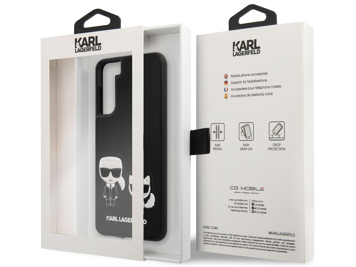 Karl Lagerfeld Choupette Ikonik Case - Samsung Galaxy S21 hoesje