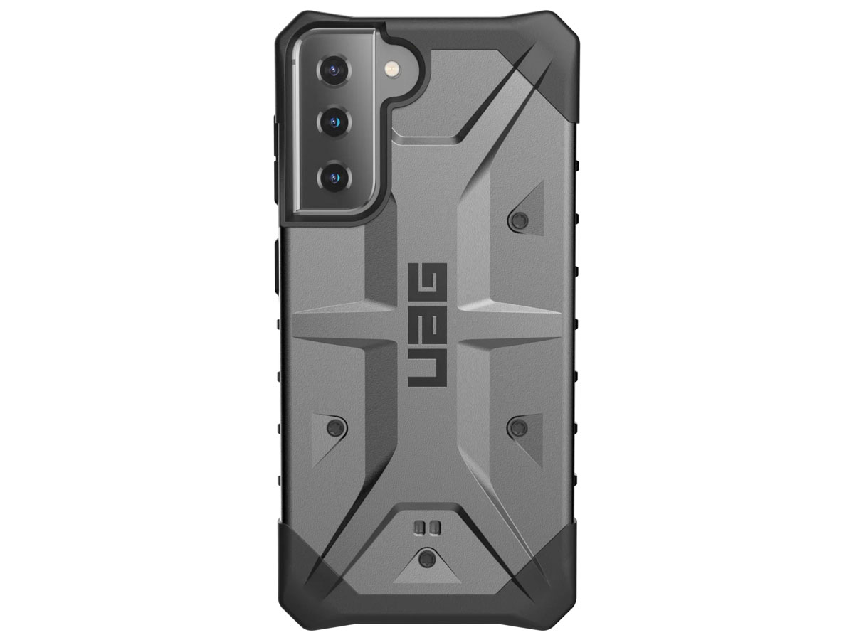 Urban Armor Gear Pathfinder Case Zilver - Samsung Galaxy S21 hoesje