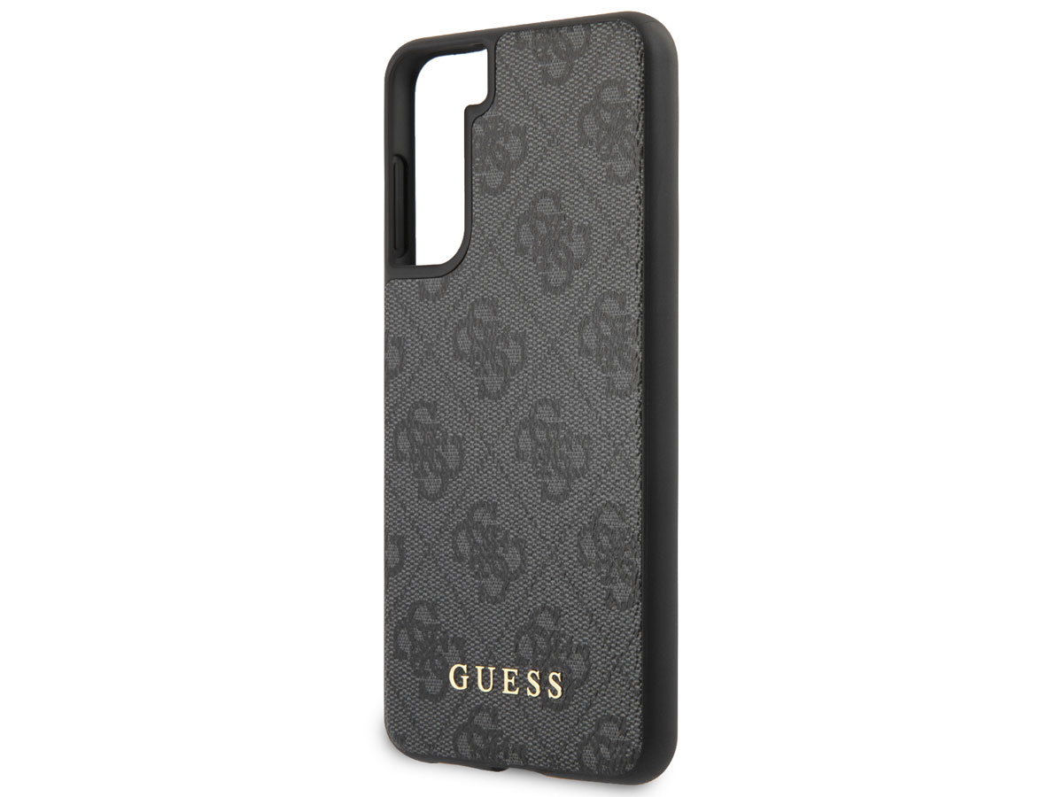 Guess 4G Monogram Case Grijs - Samsung Galaxy S21+ hoesje