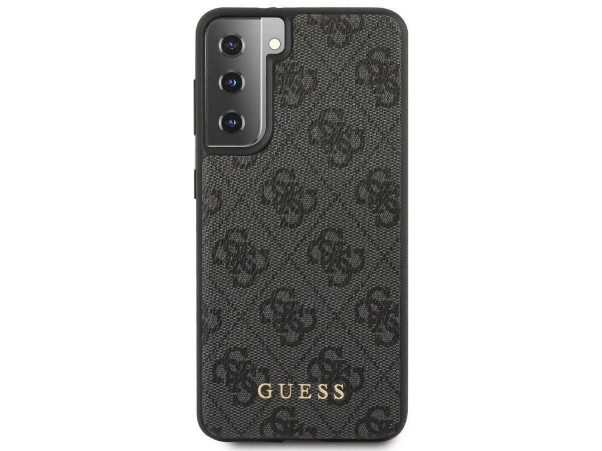 Guess 4G Monogram Case Grijs - Samsung Galaxy S21+ hoesje