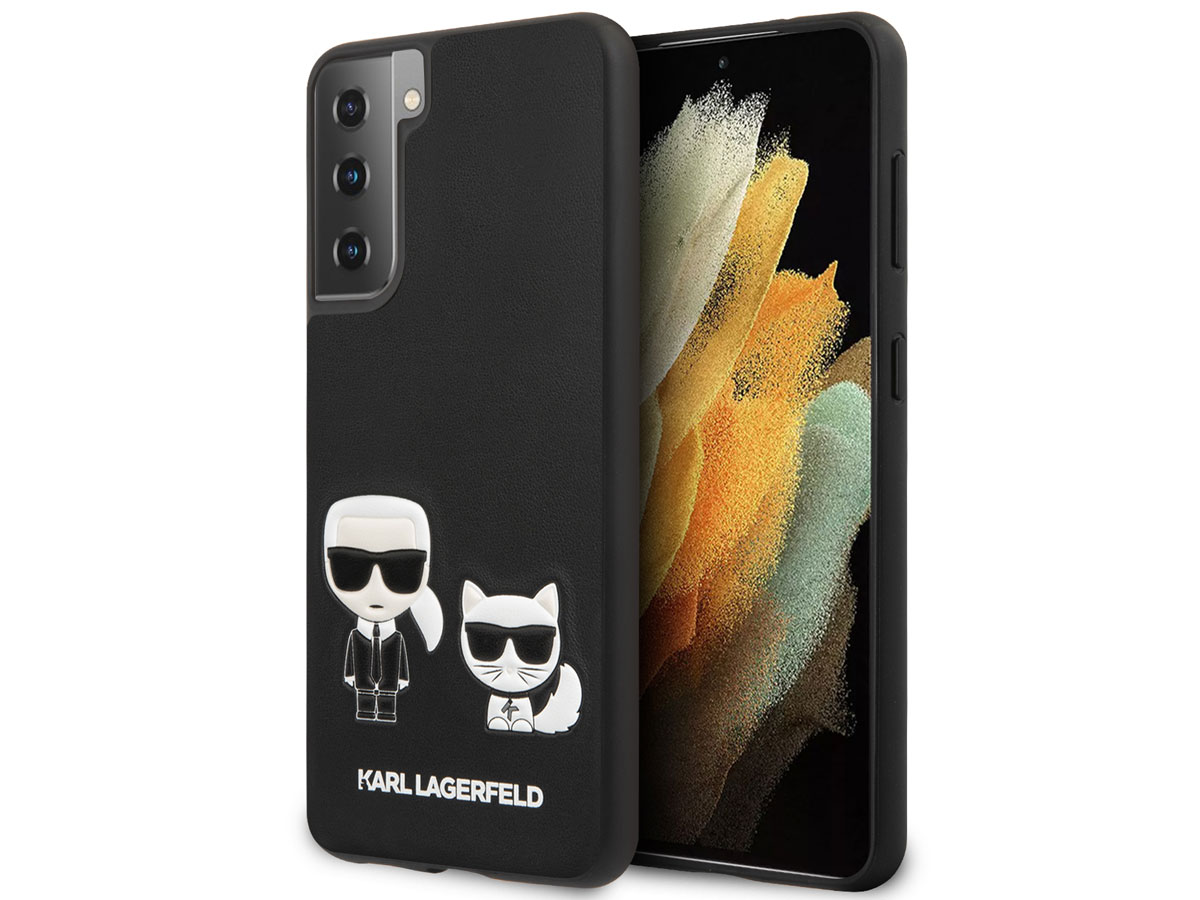 Karl Lagerfeld Choupette Ikonik Case - Samsung Galaxy S21+ hoesje