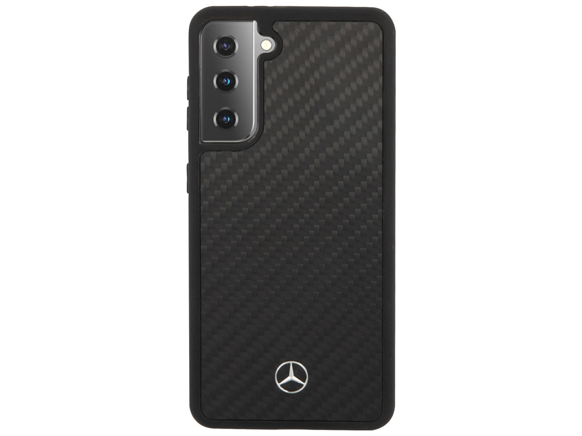 Mercedes-Benz Carbon-Fiber Case - Samsung Galaxy S21+ hoesje