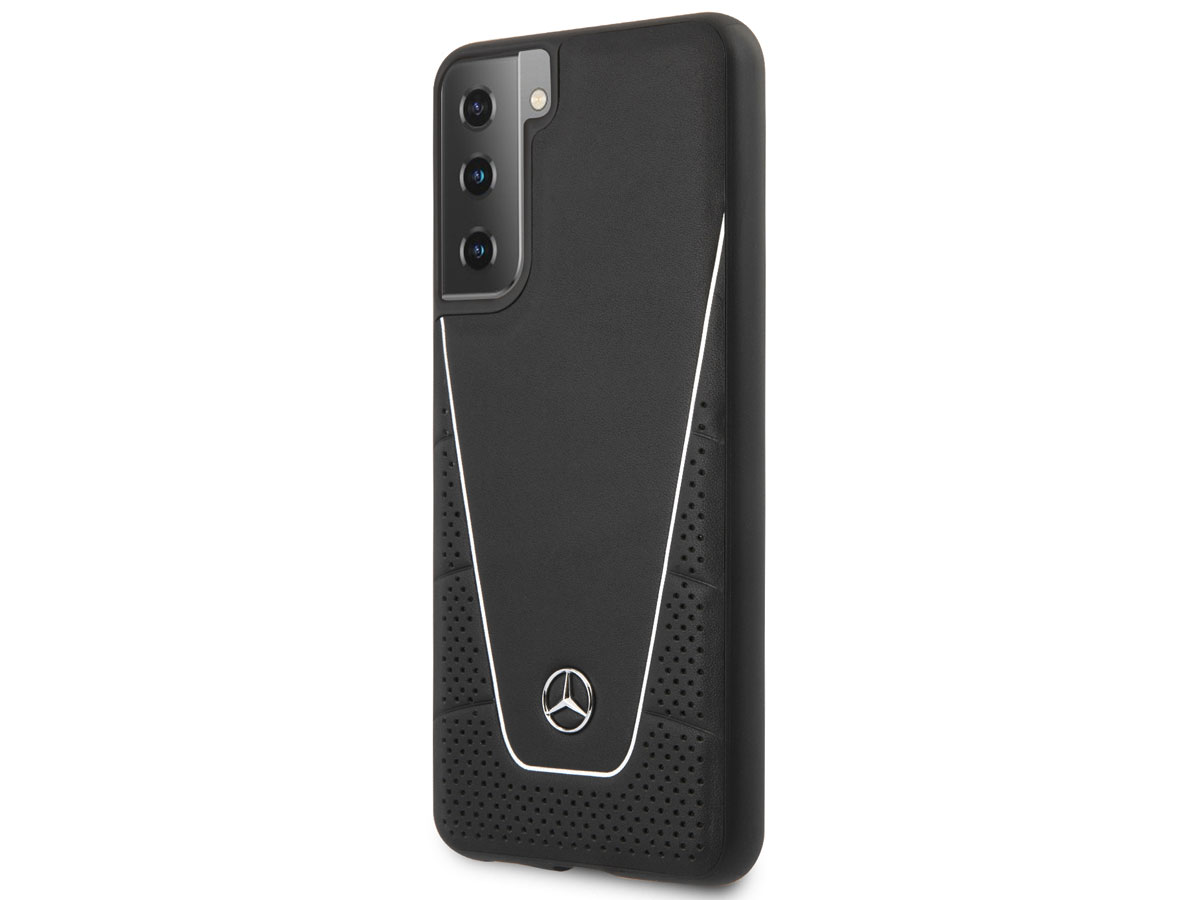 Mercedes-Benz F1 Leather Case - Samsung Galaxy S21+ hoesje