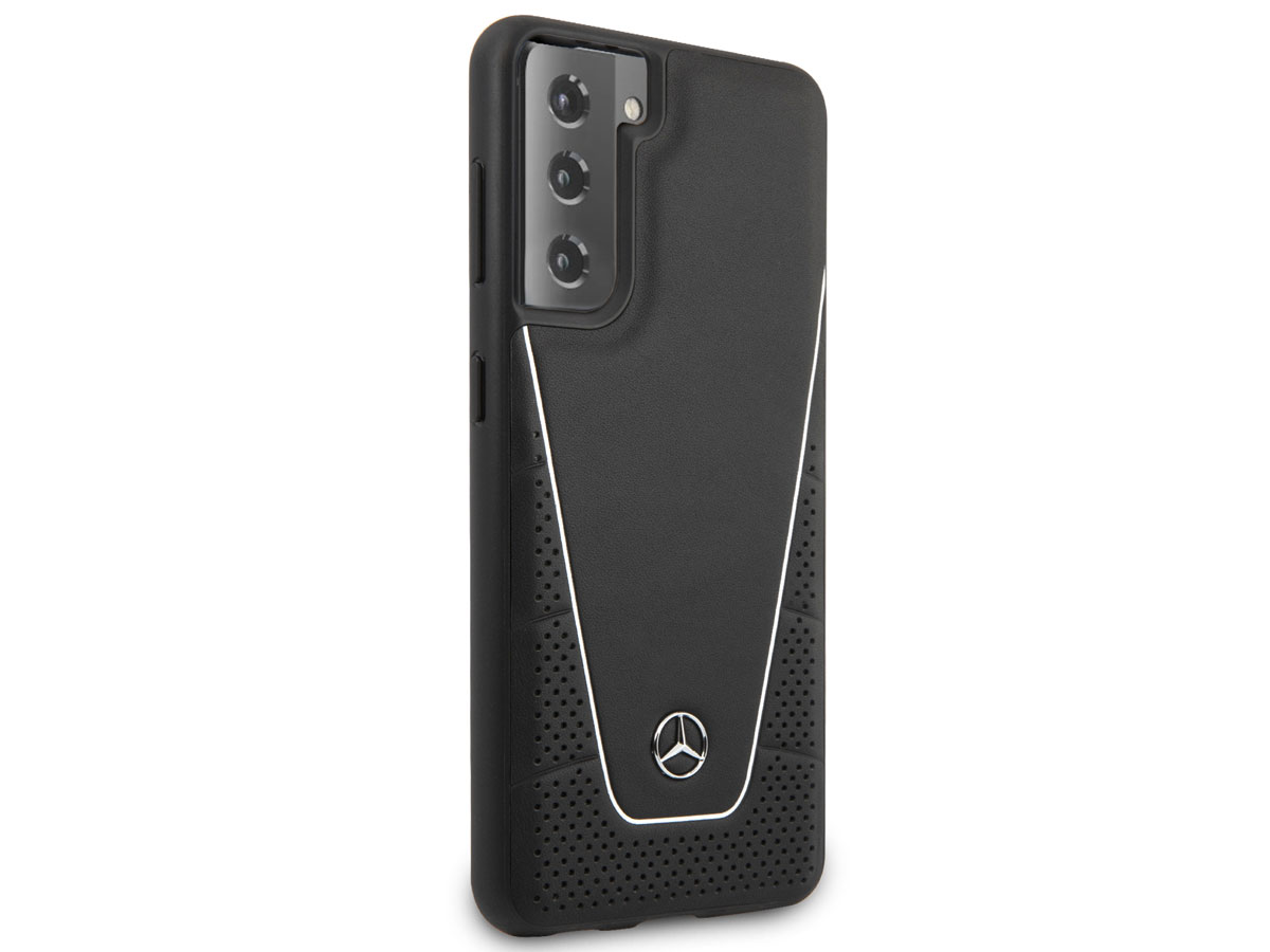 Mercedes-Benz F1 Leather Case - Samsung Galaxy S21+ hoesje