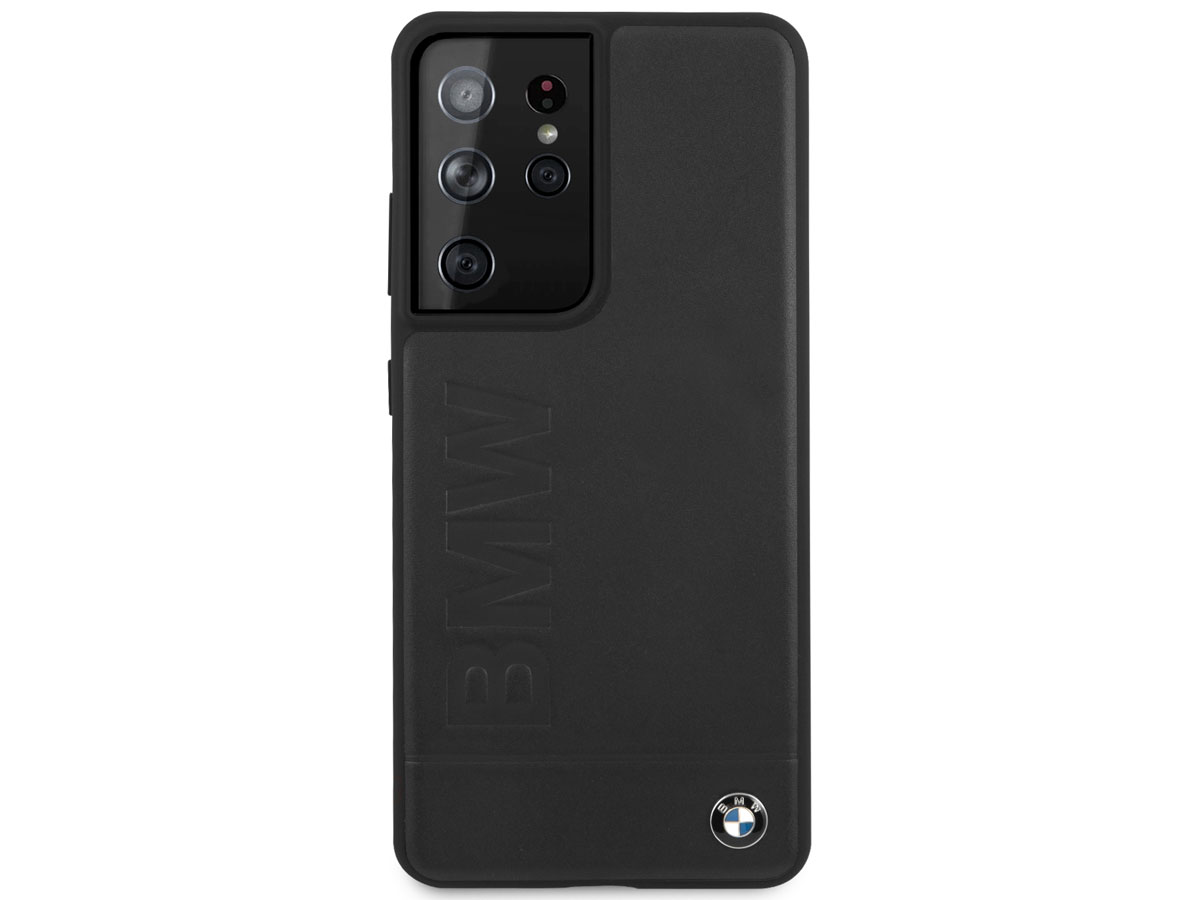 BMW Signature Leather Case - Samsung Galaxy S21 Ultra hoesje