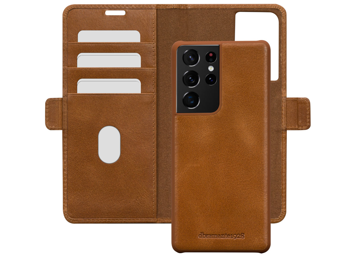 dbramante1928 Lynge 2in1 Case Tan - Samsung Galaxy S21 Ultra hoesje