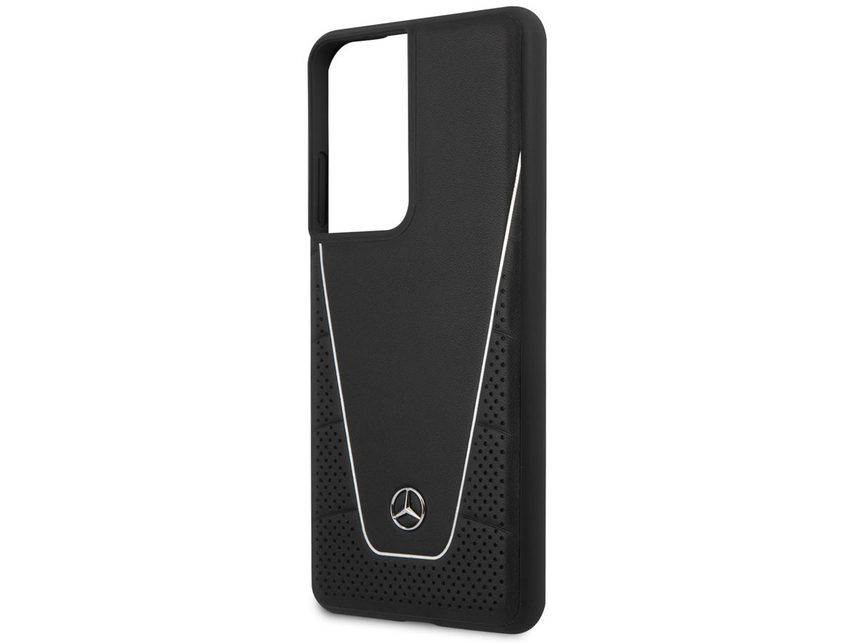 Mercedes-Benz F1 Leather Case - Samsung Galaxy S21 Ultra hoesje