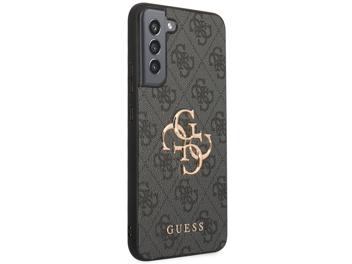 Guess Big 4G Monogram Case Grijs - Samsung Galaxy S22 hoesje