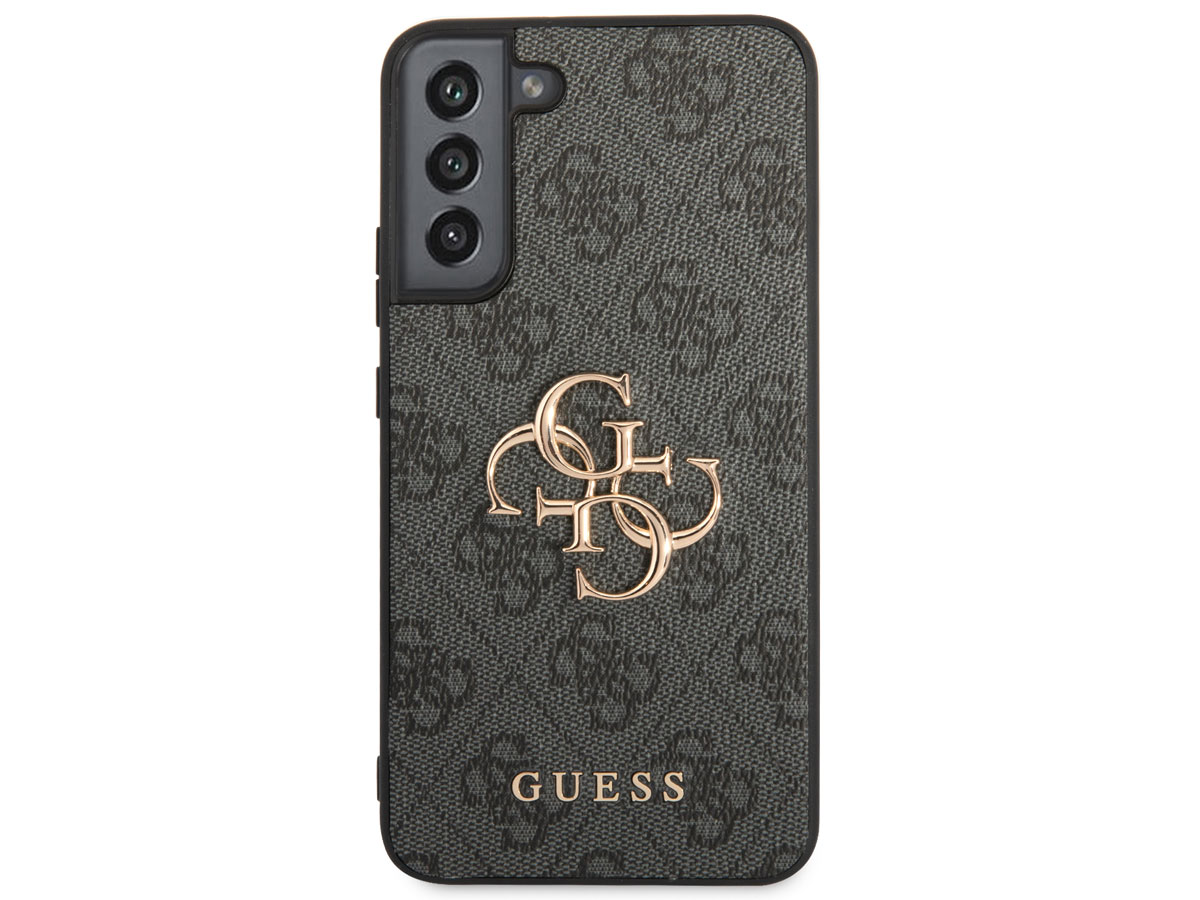 Guess Big 4G Monogram Case Grijs - Samsung Galaxy S22 hoesje