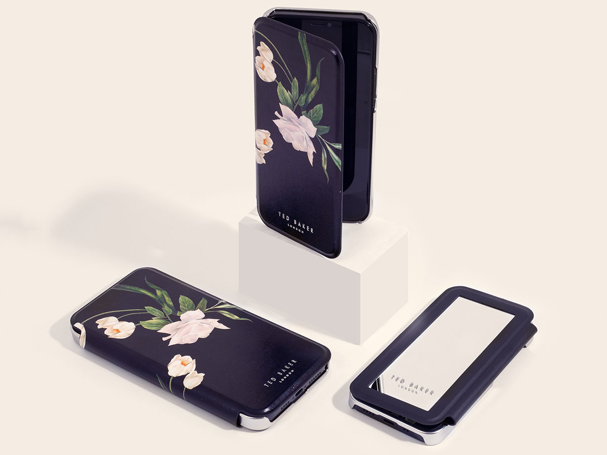 Ted Baker Elderflower Mirror Folio Case - Samsung Galaxy S22 Hoesje