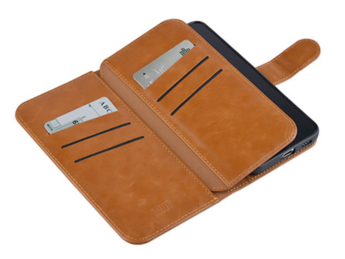 Uniq True Wallet Case Cognac - Samsung Galaxy S22 hoesje