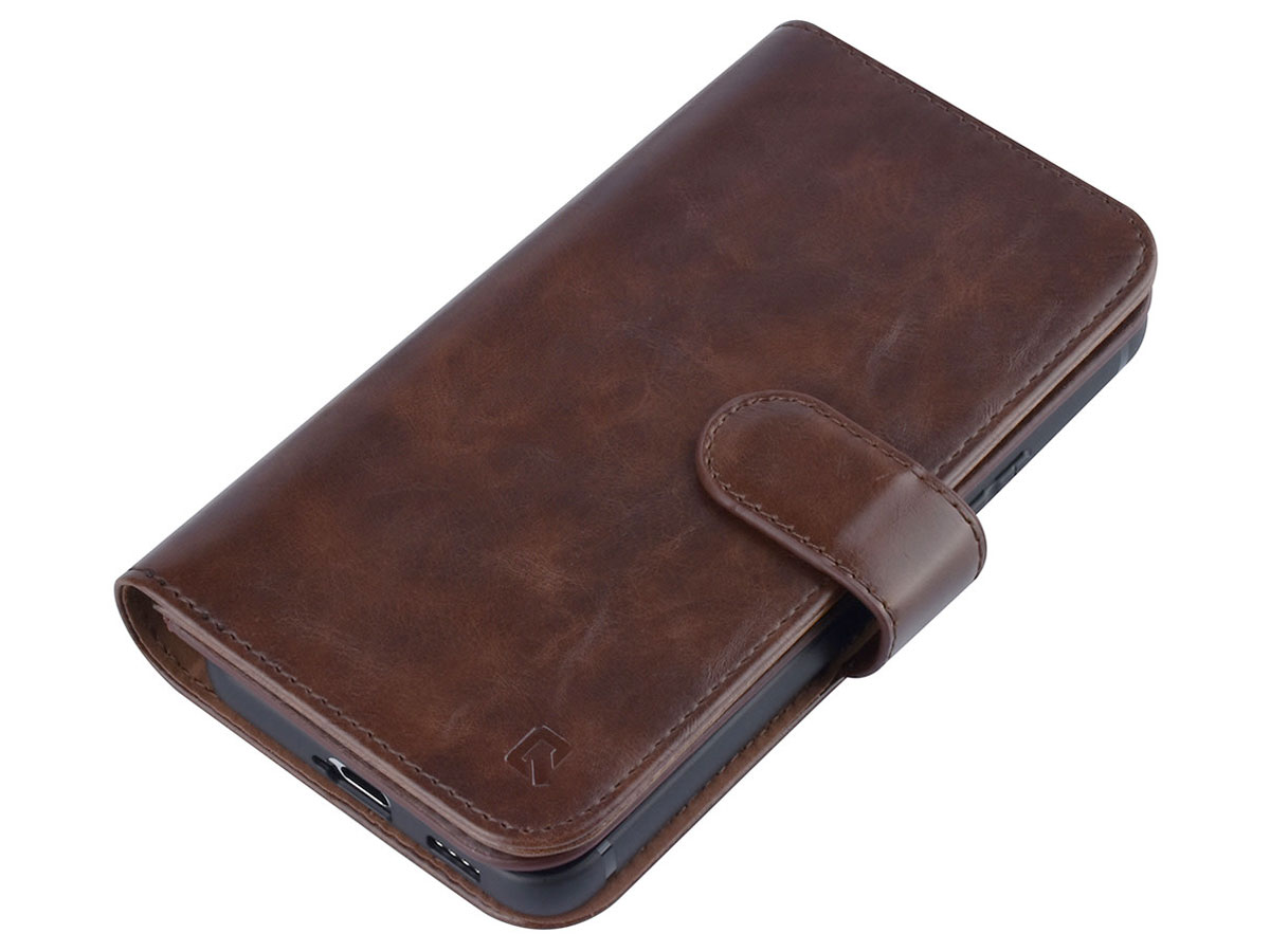 Uniq True Wallet Case Donkerbruin - Samsung Galaxy S22 hoesje