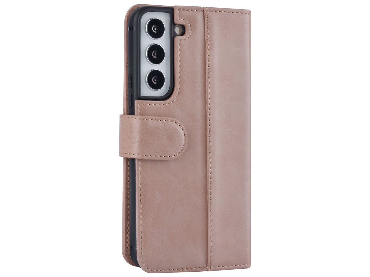 Uniq Bookcase Roze - Samsung Galaxy S22 hoesje