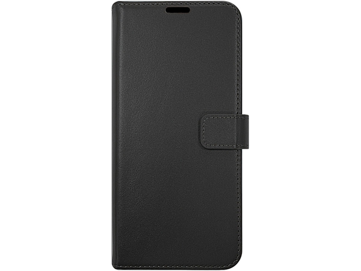 Valenta Leather Bookcase Zwart - Samsung Galaxy S22 hoesje