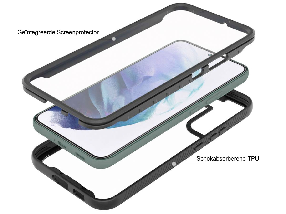 Just in Case 360 Shock Proof Case  - Samsung Galaxy S22+ hoesje